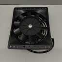 6 Inch Slim 650CFM Radiator Cooling Fans Universal Slim Pull Push 12V 80W Direct Replacement Electric Fan with Mount Kit