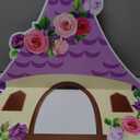 Tellingyou Purple Princess Party Decoration Kit, 67 x24 Large Purple Princess Cardboard Cutout Standup Decor Set for Wonderland Birthday Party Decor Photo Booths Backdrop Indoor Outdoor