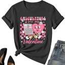 Valentine Day Girl Love Heart Shirt – Kids Valentine Day Cute Cat Short Sleeve Love Heart Boy Tee Top, M