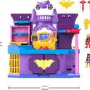 Fisher-Price Imaginext DC Super Friends Preschool Toy Batgirl Hero Hideout Playset with 2 Figures & 5 Accessories for Kids Ages 3+ Years
