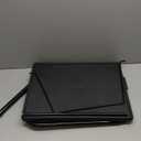 Rubypin Multifunction TV Tray Table - Folding TV Tray on Bed & Sofa with Cup Holder, Comfortable Folding Table with 6 Height & 3 Tilt Angle Adjustments (Black)