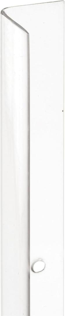 Prime-Line U 9129-4 Vinyl Perforated Corner Shield, 3/4 Inch x 48 Inch, Clear (4 Pack)