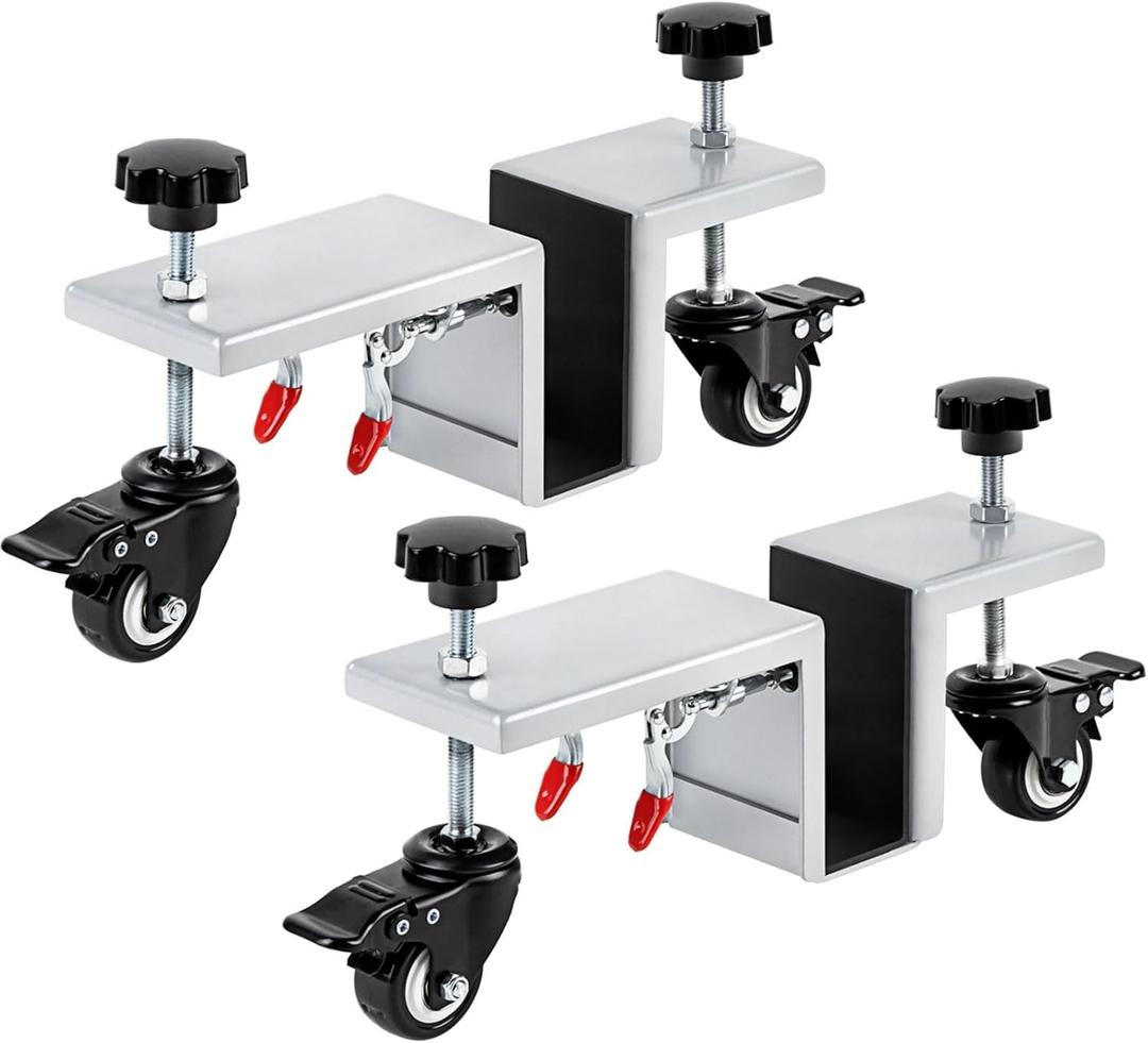 Door Installation Kit, Heavy Duty Door Board Dolly for 1-3/8" and 1-3/4" Pre-Hung, Slab, and Front Doors, Stainless Steel Installation Tool Kit for Commercial & Residential Use (Silver)