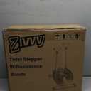 Stepper Machine with Resistance Bands, Mini Stepper with 300LBS Weight Capacity, Twist Stepper for Full Body Workout, Adjustable Step Height, Smooth and Quiet, Step Machine for Men Women