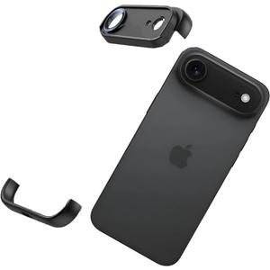for iPhone Air Bumper Case Compatible with MagSafe, Minimalist Frameless Corner Protection Pad with Camera Lens Protector, No Back Soft Silicone TPU Shockproof for iPhone Air (Black)