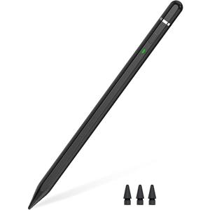KIROSA iPad Pencil USB C: Stylus Pen for iPad W/ 10X Fast Charging Tilt Sensitivity Palm Rejection - Drawing Stylus Compatible with ipad 6~11th, Mini 5/6, Air 3~5/M2/M3, Pro 11"/12.9"/M4 (2018-2025)