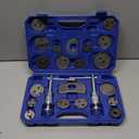Orion Motor Tech 24pc Brake Caliper Compression Tool Set, Heavy Duty Brake Piston Compressor Tool and Wind Back Tool Kit for Brake Pad Replacement, Universal Disc Brake Caliper Tool Set with Blue Case