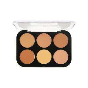 6 Colors Concealer Correct Contour Palette Cream Smooth Full Coverage Corrector Long Lasting Natural Moisturizing Correcting Concealer Palette (02 Medium)