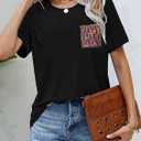 Women Sequined Splicing Short Sleeve T-Shirt Fashion Sparkle Sequin Party Tops Glitter Summer Beach Vacation Tee Shirt (Black, M)