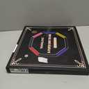 Vamslove Upgraded 2-8 Players Shut The Box Dice Game-Colorful 8-Way Wooden Board Table Math Game with 16 +6 Dices - Close The Box for Kids, Adults Families Party Club (Instruction Included)