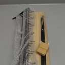 Earring Display for Vendors 6 Tier 42 Hooks Wood Earring Display Rack Holder for Earings Necklaces Rings Bracelets Keychains (Black)