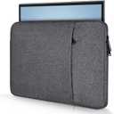 18.5 Inch Portable Monitor Case Compatible with Most Large 18/18.5 Inch Portable Monitor Pouch Sleeve Bag with Pocket, Space Grey(17.5x11.8 Inch)