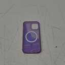 OtterBox iPhone 16e, iPhone 15, iPhone 14, and iPhone 13 (ONLY) Symmetry Series+ Case - Clear/Purple, Snaps to MagSafe, Ultra-Sleek, Raised Edges Protect Camera & Screen - Non-Retail Packaging (Galactic Dreaming)