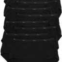 Hanes womens Cotton Brief Underwear, 10 Pack - Brief Black, US, 3XL