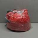 Willyacos Tudor Queen Anne Boleyn Costume Dress Renaissance Elizabethan Tudor Costume Women Ball Gown with Headpiece (Medium, Red)