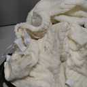 ULTICOR Reclining Loveseat Slipcover, 48" - 65" L, 6-Piece Jacquared Stretch Loveseat Reclining Sofa Covers, 2 seat Loveseat Recliner Cover, Thick, Soft, Washable (Style 4) (Ivory)