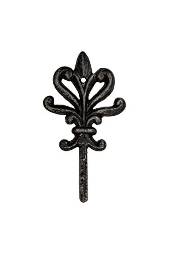FantasHome Wall Mounted Cast Iron Home Decor Single Hook with Unique Design (Guard)