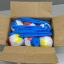 12 Pcs 10 oz Summer Beach Ball Cups with Straws and Lids, Beach Theme Pool Party Cups Bulk Plasic Beach Cups for Summer Theme Party Favor Hawaiian Luau Party and Kids Pool Party Birthday Decorations