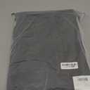 Mens Baggy Jeans Distressed Wide Leg Denim Pants Casual Loose Fit Trousers Streetwear (Large, B10 Black)