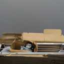 Expandable Pull Out Drawer Cabinet Organizer, Adjustable Width Bottom-Mounted Slide Out Storage Shelves for Cabinets, Required Cabinet Size (14.16"~24.36", D17.3"), 1 Pack, Stainless Steel