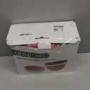 QHMENG Silicone Liners for KitchenAid 5 Qt Tilt-Head Stand Mixer(Only), Odourless, Thicker, Cold/Heat-Resistant & Non-Stick, Easy Clean, Fits 5 Quart Mixing Bowl, Set of 3 with Lids (Red+White+Black)