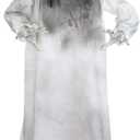 Haunted Hill Farm 5.9 ft. Animatronic Lurching Woman by Tekky, Halloween Animatronic, Scary Indoor House Prop & Decoration, Creepy Occult Horror Decor with Motion-Activated Lights & Sound, Life-Size