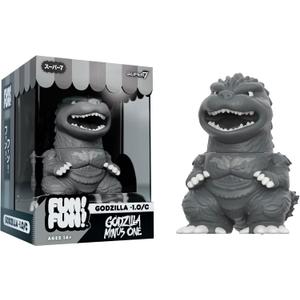 Super7 Fun! Fun! Toho Godzilla Minus One (Grayscale) Vinyl Figure - 5" Toho Godzilla Action Figure Kaiju - Classic Movie Monster Fans Collectibles & Retro Toys - Limited Edition