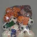 Hooqict 16 Pack Stress Balls Valentines Day Cards for Kids Classroom Gifts Basketball Baseball Soccer Football Stress Balls Party Favors Mini Foam Sports Balls for Pinata Filler Goodie Bag Stuffers