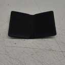 Black Leather Bi-Fold Wallet - Slim Credit Card Case Holder and Cash Organizer Wallet, Stylish Bi Fold Wallet with Leather Card Holder for Men & Women, Credit Card Organizer for Daily Use