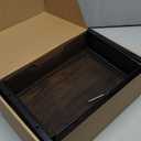 2 Tier Bathroom Counter Organizer with Drawer, Wood Vanity Bathroom Organizers and Storage for Perfume Skincare, Organizer Countertop Shelf for Bath Vanity Bedroom Kitchen Storage (Black)