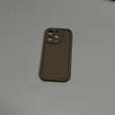 Polka Dot Phone Case for iPhone 14 Pro, Cute Aesthetic Polka Dot Design Case, Soft Silicone Slim Shockproof Protective Phone Cover for Women Girls - Brown