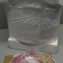 28.75" Silver Table Lamps for Living Room,Touch Lamps for Bedrooms Bedside Lamp 3-Way Dimmable Touch Control, Modern Silver Nightstand Lamp Fabric Shade Mid Century Accent StyleBulb Inclued