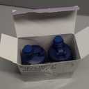 Collapsible Water Bottles Travel water bottle Sports Portable Sport Water Bottle Reusable Water Bottles comes with mountaineering Buckle 500ml silicone Water-proof camping water bottle (Blue+Blue camouflage)