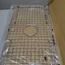 Sink Bottom Grid 29-1/2" X 15-9/16", Centered Drain with Corner Radius 3/8", Sink Protector for Single Bowl Kitchen Sinks