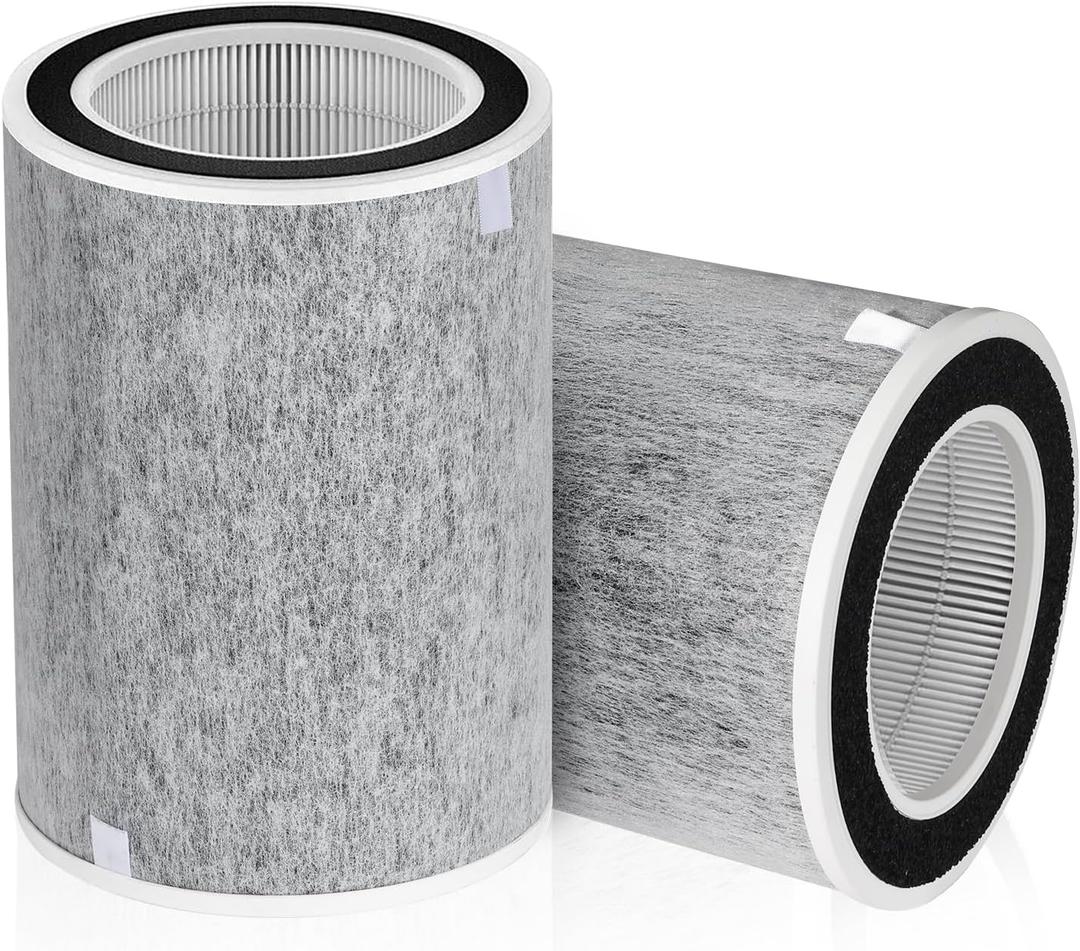 Compatible Shark hp202 Replacement Filter, HP200 HP201,2Pack,Shark Air Purifier Filter Replacement HC502 HC502 Air Purifier MAX HP232 HP302Part # HE2FKBASHE2FKBASMB,HE2FKPROHE2FKPET
