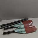 Adjustable Carbon Fiber Shaft Kayak Paddle, Kayaking Oars with Reinforced Nylon Blade for Adults, 4 Piece, 86in/220cm to 90in/230cm (Wood-1)