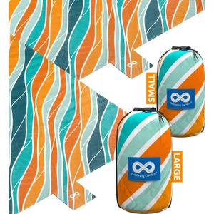 Everlasting Comfort Beach Blanket Bundle - Enjoy Sunny Days with Large, Sandproof Mats for Picnics and Beach Trips - Fits up to 10 Individuals