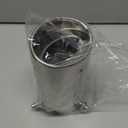 Dsycar Universal Stainless Steel 1.5" - 2.25" Inlet Exhaust Tips, Fit Pipes Diameter 1.5-2.25 inch, Adjustable Car Decoration Chrome-Plated Finish Exhaust Tailpipe Tip, 3.3" Outlet, 5.4" Long