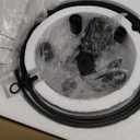 5-Light Black Globe Pendant Lighting Adjustable Metal for Kitchen E12 Not inclu.