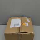 Brightever 3 Pieces Large Gift Boxes for Christmas Decorations Outdoor, 10" 8" 6" with Pre-lit 70 LED Mini String Lights, Plug-in Warm White Present Boxes with Glitter for Christmas Wedding Party