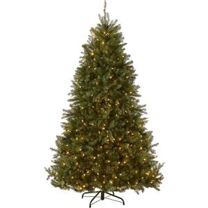 National Tree Company 7.5ft Pre-Lit Dunhill Fir Artificial Christmas Tree