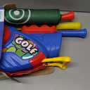 Liberry Toddler Golf Set with Putting Mat for 2 3 4 Years Old Boys Girls, Upgraded Kids Golf Cart with Unique Shoulder Strap Design, Indoor and Outdoor Golf Toys Gifts