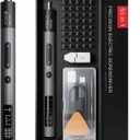 Mini Electric Screwdriver Set, Rechargeable with USB-C, 50-in-1 Precision Repair Kit with Magnetic Bits for Electronics, Phones, Cameras, Laptops & Watches (Black)