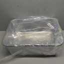 Stainless Steel Litter Box 2 Pack, 18"x14"x6"(Height) Medium to Large Cat Litter Box Easy Clean, Non Stick Litters Boxes No Smell for Adult Cats or Kitty/Kitten