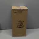 Christmas Tree Snow Globe Lantern with Warm Light 6H Timer Water Snow Globe Lantern USB & Battery Operated for Christmas Festival Decorations Gifts (Silver Tree)