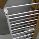 Ingenuity The Stairway+ 46W Series, 32"-48" Wide, 32.5" Tall, Baby Gate for Stairs, Dog Gate Indoor with Door for Banister to Banister Installation - White Metal