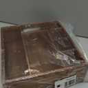 ALELION Acacia Wood Utensil Holder for Party - Paper Plate Organizer for Countertop - Silverware Caddy with 6 Compartments for Plate, Cup, Fork, Spoon - Cutlery Holder for Kitchen Camping Buffet