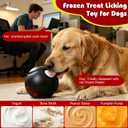 Yipetor Interactive Dog Chew Toy, Large Enrichment Frozen Treat Lick Ball