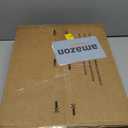 Small Vanity Stool, Cute Vanity Stools with Cushion, White Gold Makeup Vanity Chair for Small Spaces, Living Room, Bedroom, Bathroom, Entryway, Ottoman Foot Rest for Couch Sillas Modern