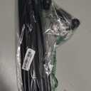 Curtain Rods for windows 66-120 inch, 5/8 inch Decorative Matte Black Splicing Heavy Duty Metal Curtain Rod set with Brackets